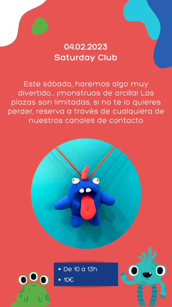 Academia de inglés en Murcia Historia de instagram 4 de febrero saturday Club