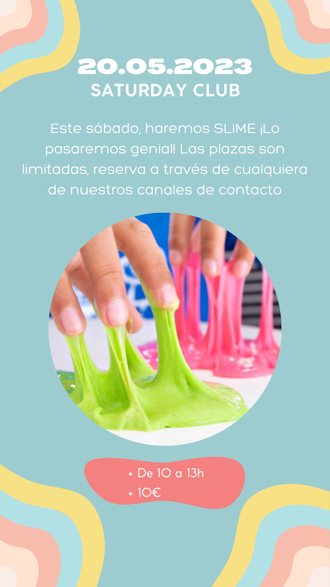 Academia de inglés en Murcia Historia de instagram 20 de mayo Saturday Club