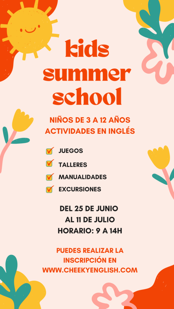 Academia de inglés en Murcia Kids Summer school 2025
