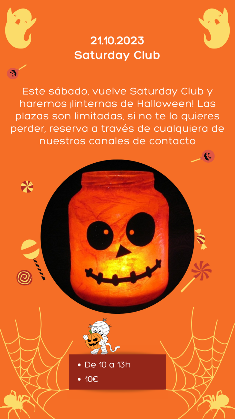 Academia de inglés en Murcia Halloween Instagram Story 21 de octubre