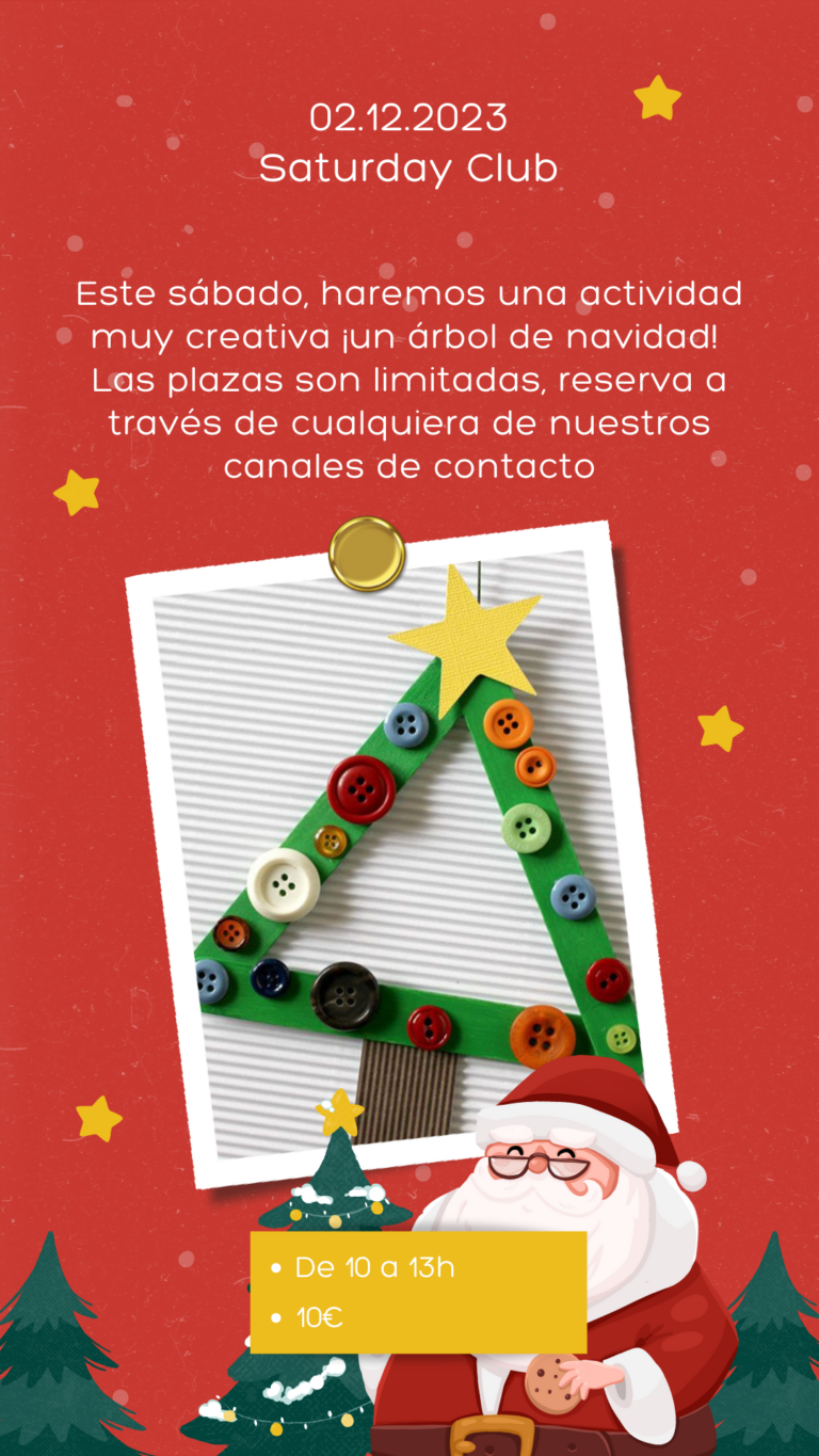 Academia de inglés en Murcia Saturday Club 2 de diciembre Instagram Story