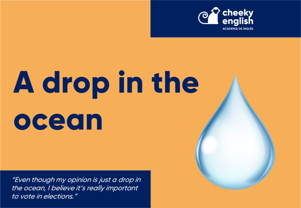 a drop in the ocean idiom