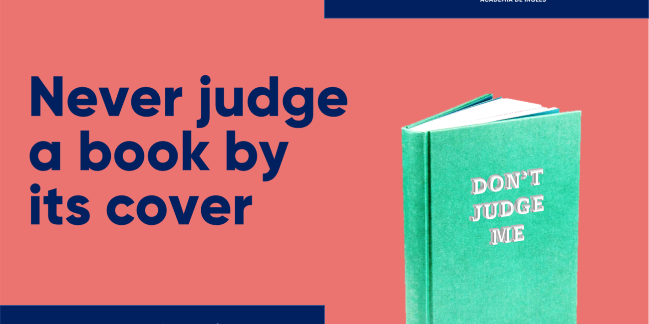never judge a book by its cover