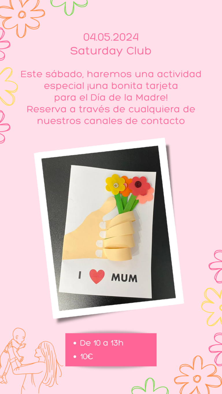 Academia de inglés en Murcia Historia de Instagram Dia de la Madre