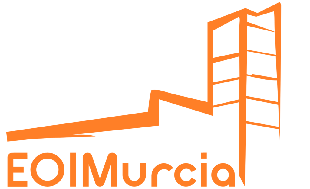 Cursos de inglés con profesor nativo Exámenes de EOI en Murcia Cursos de inglés con profesor nativo 20191223 Logo EOIMu 1800x1100 300dpi NaranjaTransparente