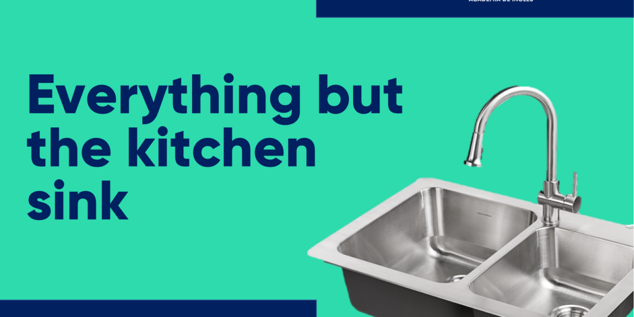 Cursos de inglés con profesor nativo kitchen sink