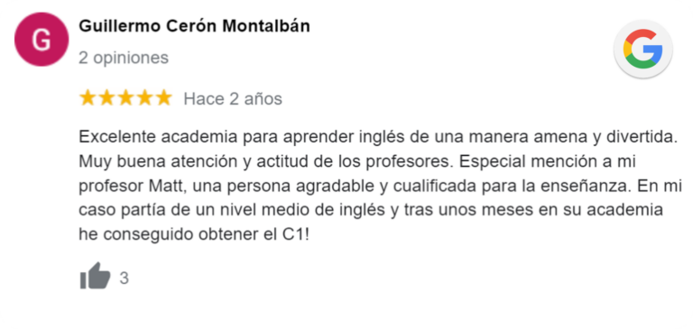 reseña adultos clases de inglés 4
