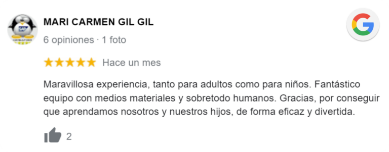 reseña niños clases de inglés 6