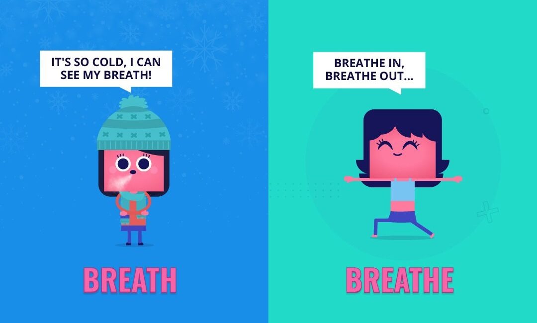 Cursos de inglés con profesor nativo breath vs breathe 1