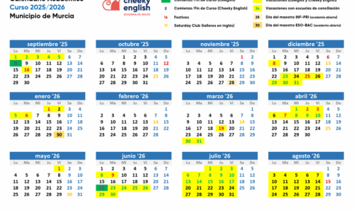 El calendario escolar de Murcia 2025 2026