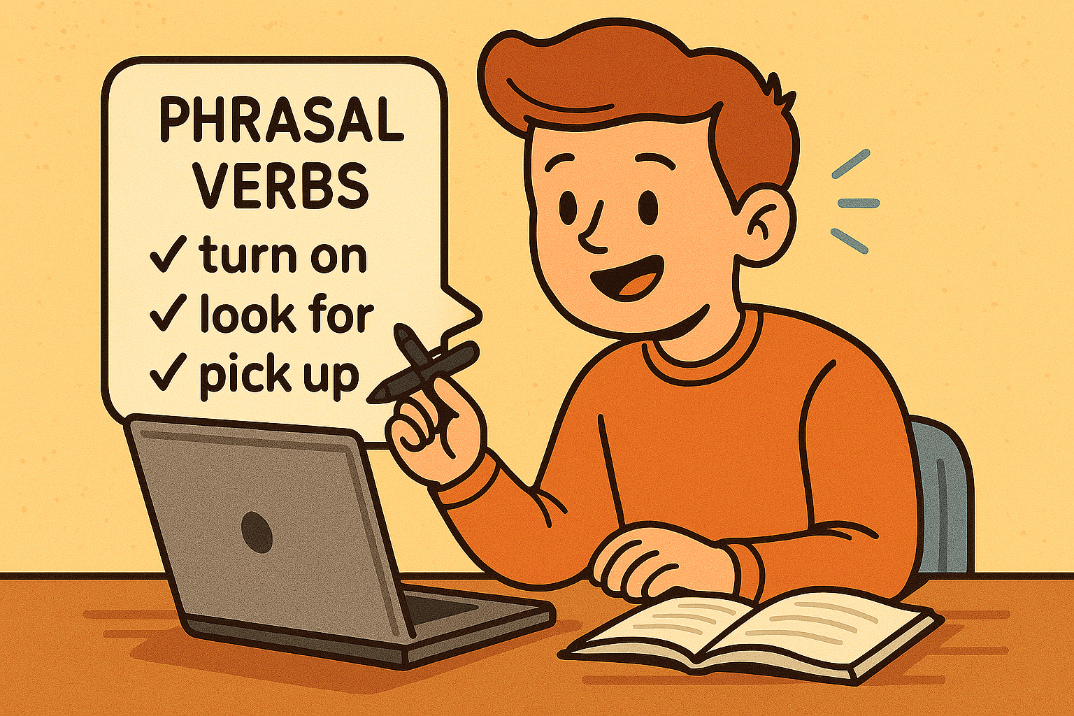 Cursos de inglés con profesor nativo Cómo entender y usar los Phrasal Verbs correctamente phrasal verbs kid