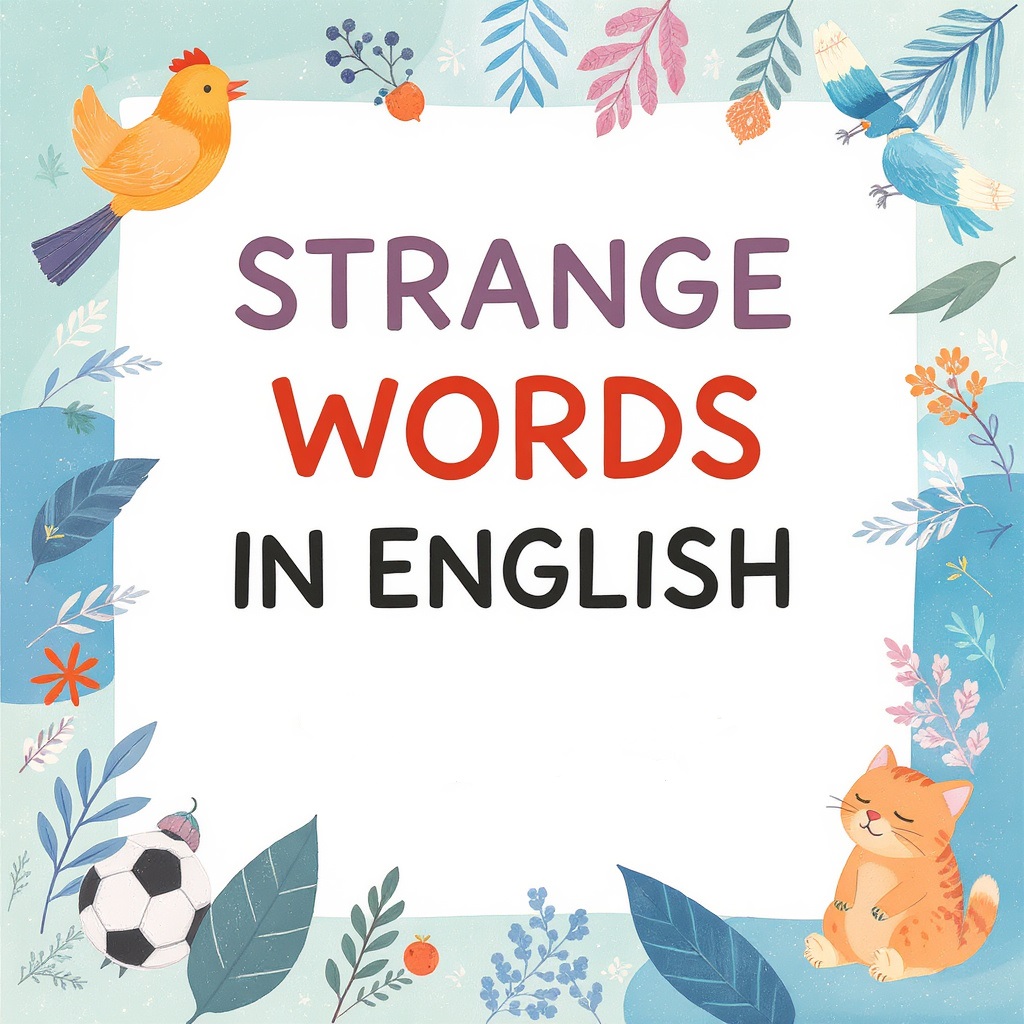 strange words in English