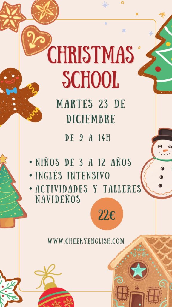 Cursos de inglés con profesor nativo Escuela de Navidad Cheeky English 2025 1