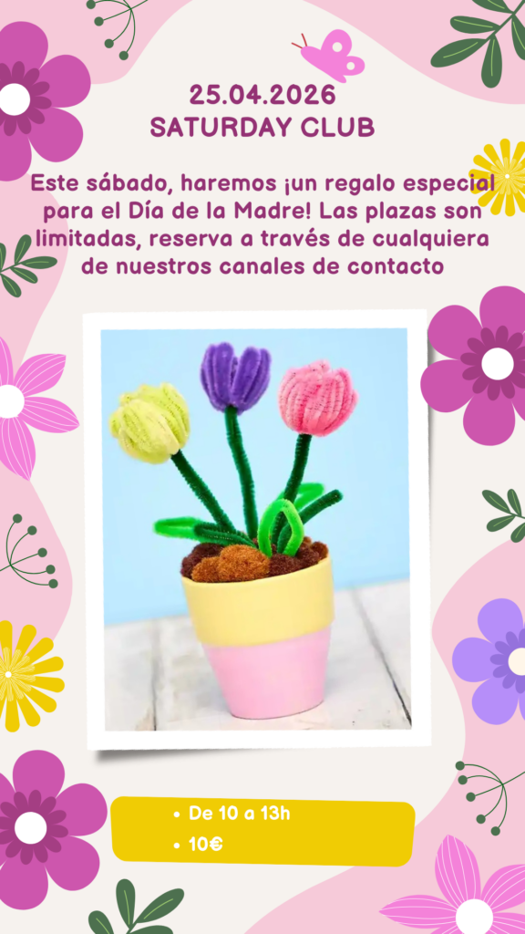 Decoración de flores de fieltro para el Club de Sábado en Murcia.