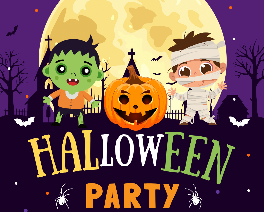 Cursos de inglés con profesor nativo Halloween party Cheeky English Historia de Instagram copia